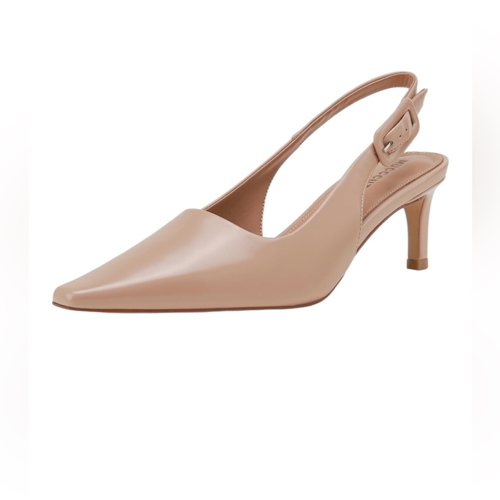 Women's kitten heels, with closed toe, 2 inches low heel, size 8.5.    (#82) - Picture 2 of 7